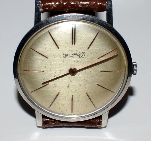 OROLOGIO DA POLSO EBERHARD IN ACCIAIO