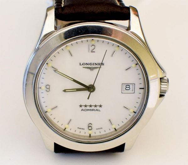 OROLOGIO DA POLSO LONGINES ADMIRAL IN ACCIAIO