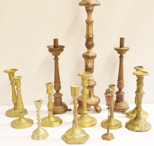 CANDELIERE, SEC. XVIII  - Asta ANTIQUARIATO, COLLEZIONISMO E GIOIELLI - Poggio Bracciolini Casa d'Aste