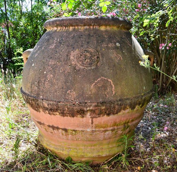 Orcio, sec. XIX, in terracotta,