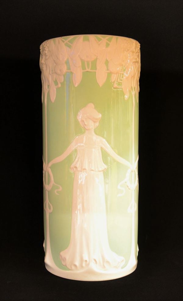 Vaso, in stile Liberty, manifattura Ginori,