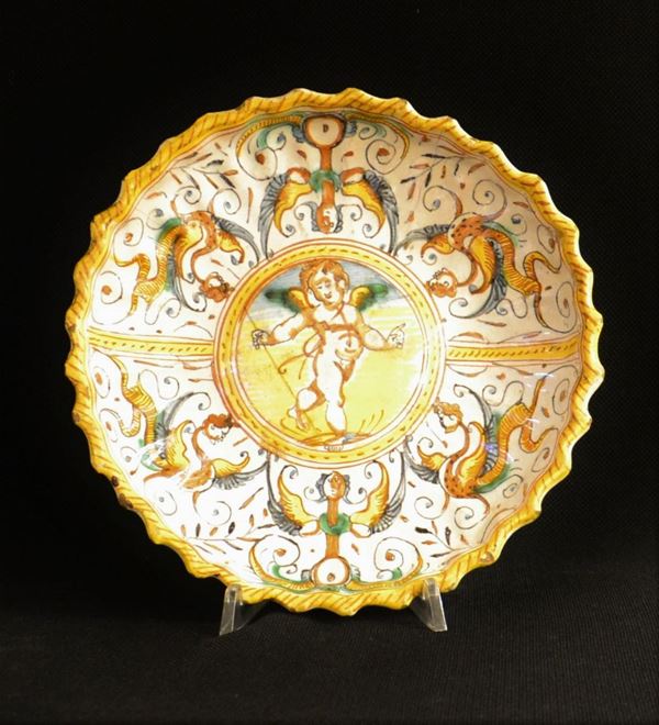 Crespina, Deruta, sec. XVII, in maiolica dipinta