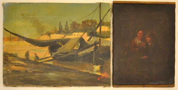 Scuola fiamminga, sec. XVIII  - Asta ANTIQUARIATO, COLLEZIONISMO E GIOIELLI - Poggio Bracciolini Casa d'Aste
