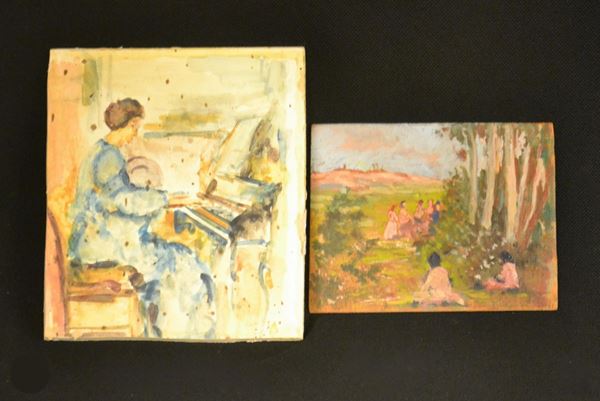 Scuola francese, sec. XX  - Asta ANTIQUARIATO, COLLEZIONISMO E GIOIELLI - Poggio Bracciolini Casa d'Aste