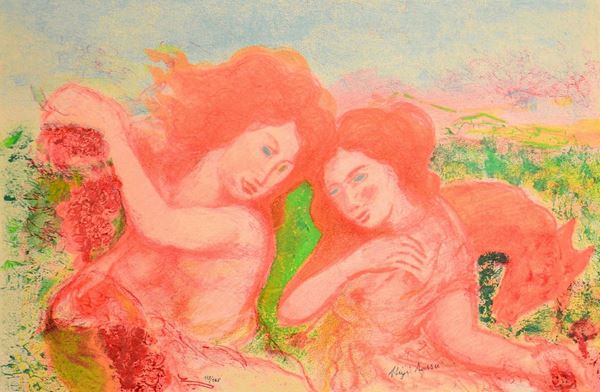 Aligi Sassu  - Asta ANTIQUARIATO, COLLEZIONISMO E GIOIELLI - Poggio Bracciolini Casa d'Aste