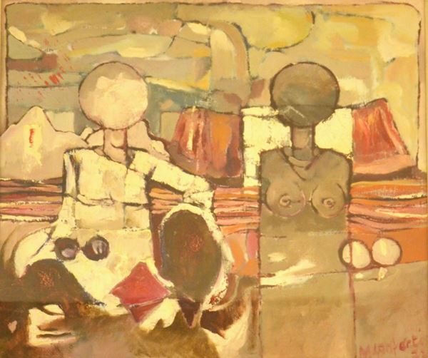 Scuola italiana, sec. XX  - Asta ANTIQUARIATO, COLLEZIONISMO E GIOIELLI - Poggio Bracciolini Casa d'Aste