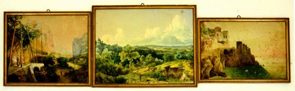 Scuola del sec. XIX  - Asta ANTIQUARIATO, COLLEZIONISMO E GIOIELLI - Poggio Bracciolini Casa d'Aste
