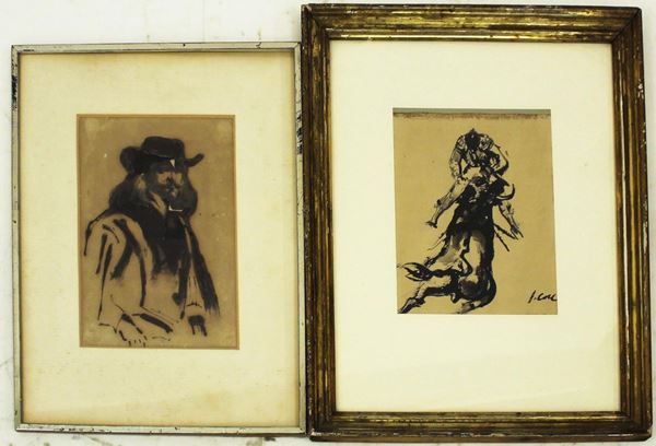 Scuola italiaana, sec. XX  - Asta ANTIQUARIATO, COLLEZIONISMO E GIOIELLI - Poggio Bracciolini Casa d'Aste