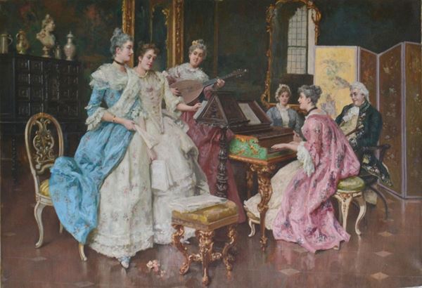 Scuola italiana, sec. XIX  - Asta ANTIQUARIATO, COLLEZIONISMO E GIOIELLI - Poggio Bracciolini Casa d'Aste