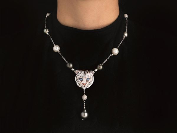 COLLIER , RIVALTA , IN ORO BIANCO , PERLE DEI MARI DEL SUD&nbsp;&nbsp;&nbsp;&nbsp;&nbsp;&nbsp;&nbsp;&nbsp;&nbsp;&nbsp;&nbsp;&nbsp;&nbsp;&nbsp;&nbsp;&nbsp;