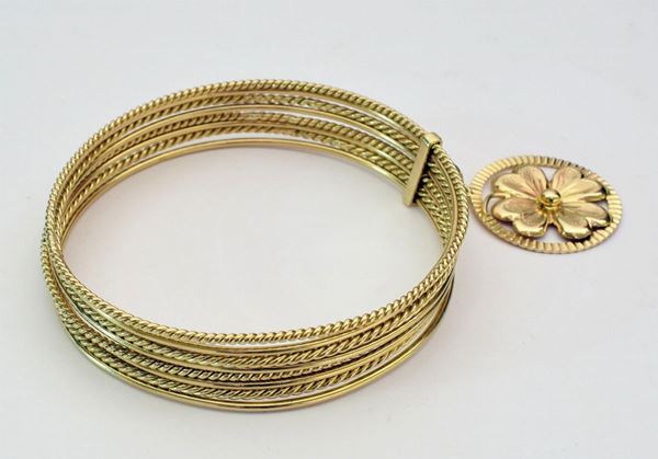 BRACCIALE IN ORO GIALLO                                                     - Asta GIOIELLI, ARREDI D'ANTIQUARIATO, DIPINTI DAL XVI AL XX SECOLO E ARGENTI - Poggio Bracciolini Casa d'Aste
