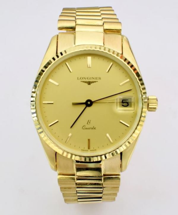 OROLOGIO DA POLSO LONGINES IN ORO GIALLO                                  