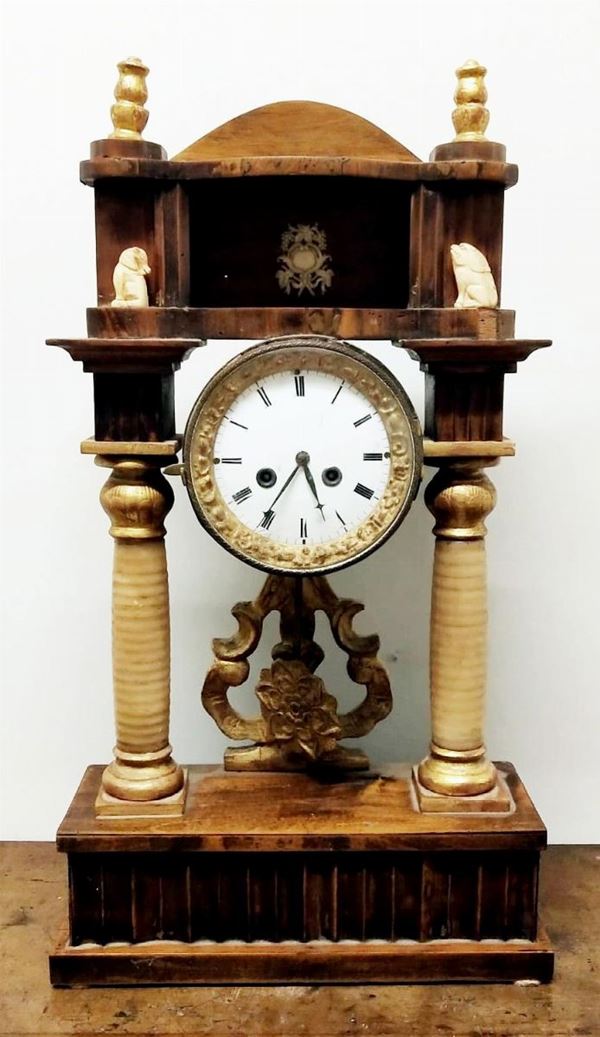 Orologio da tavolo, sec. XIX,
