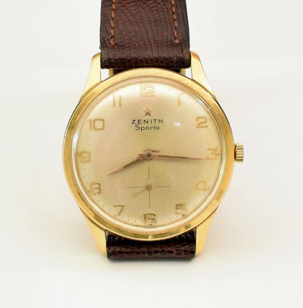 OROLOGIO DA POLSO ZENITH SPORTO IN ORO GIALLO                             