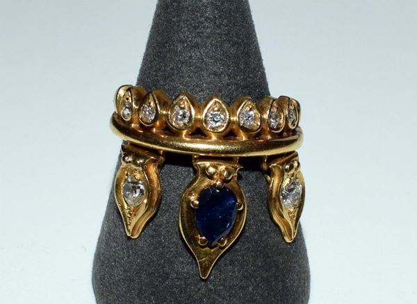 ANELLO IN ORO GIALLO, DIAMANTI E ZAFFIRO&nbsp;&nbsp;&nbsp;&nbsp;&nbsp;&nbsp;&nbsp;&nbsp;&nbsp;&nbsp;&nbsp;&nbsp;&nbsp;&nbsp;&nbsp;&nbsp;&nbsp;&nbsp;&nbsp;&nbsp;&nbsp;&nbsp;&nbsp;&nbsp;&nbsp;&nbsp;&nbsp;&nbsp;&nbsp;&nbsp;&nbsp;&nbsp;&nbsp;&nbsp;
