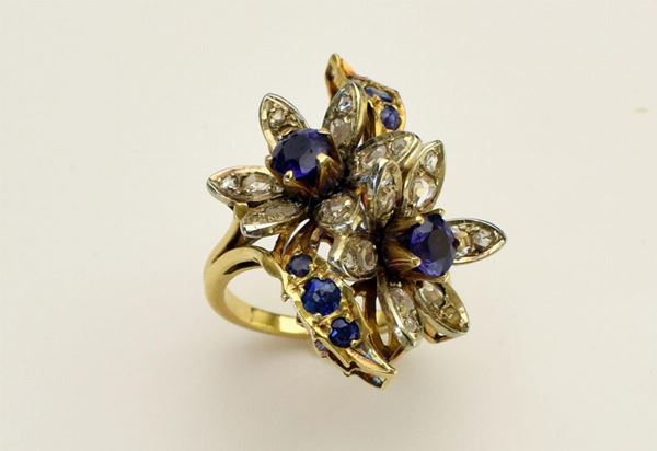 ANELLO IN ORO GIALLO , DIAMANTI E ZAFFIRI&nbsp;&nbsp;&nbsp;&nbsp;&nbsp;&nbsp;&nbsp;&nbsp;&nbsp;&nbsp;&nbsp;&nbsp;&nbsp;&nbsp;&nbsp;&nbsp;&nbsp;&nbsp;&nbsp;&nbsp;&nbsp;&nbsp;&nbsp;&nbsp;&nbsp;&nbsp;&nbsp;&nbsp;&nbsp;&nbsp;&nbsp;&nbsp;&nbsp;