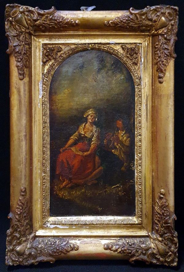 Scuola italiana, sec. XIX                                                   - Asta BENI D'ANTIQUARIATO E SCULTURE, GIOIELLI E COLLEZIONISMO - Poggio Bracciolini Casa d'Aste