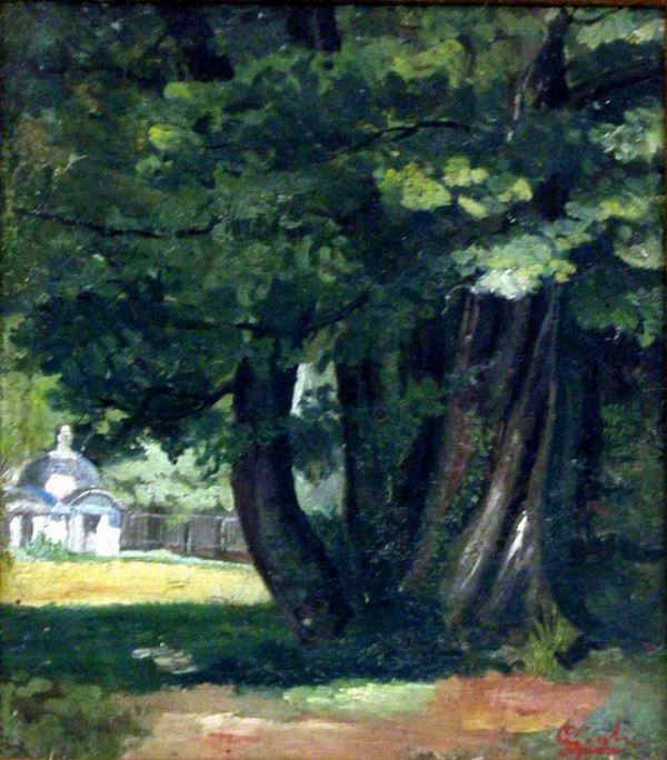 Scuola italiana, sec. XX, PARCO, olio su tela, cm&nbsp;&nbsp;&nbsp;&nbsp;&nbsp;&nbsp;&nbsp;&nbsp;&nbsp;&nbsp;&nbsp;&nbsp;&nbsp;&nbsp;&nbsp;&nbsp;&nbsp;&nbsp;&nbsp;&nbsp;&nbsp;&nbsp;&nbsp;&nbsp;&nbsp;
