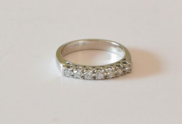 VERETTA IN ORO BIANCO E DIAMANTI , ROTA GIOIELLI&nbsp;&nbsp;&nbsp;&nbsp;&nbsp;&nbsp;&nbsp;&nbsp;&nbsp;&nbsp;&nbsp;&nbsp;&nbsp;&nbsp;&nbsp;&nbsp;&nbsp;&nbsp;&nbsp;&nbsp;&nbsp;&nbsp;&nbsp;&nbsp;&nbsp;&nbsp;  - Asta BENI DA COLLEZIONE E ARREDI DA IMPORTANTI PROPRIETA' FIORENTINE E VERSILIESI - Poggio Bracciolini Casa d'Aste