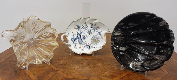 Posacenere, anni '50, in vetro di Murano,                                   - Asta BENI DA COLLEZIONE E ARREDI DA IMPORTANTI PROPRIETA' FIORENTINE E VERSILIESI - Poggio Bracciolini Casa d'Aste
