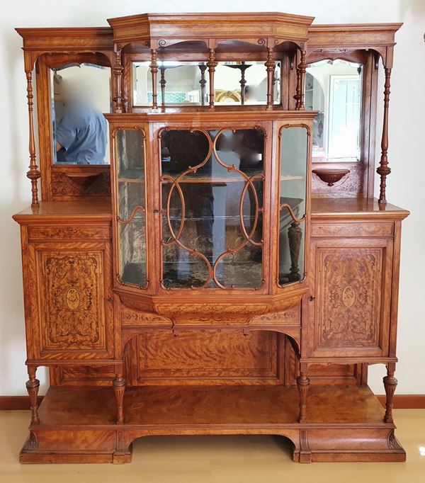 Vetrina , Inghilterra sec. XIX                                              - Asta BENI DA COLLEZIONE E ARREDI DA IMPORTANTI PROPRIETA' FIORENTINE E VERSILIESI - Poggio Bracciolini Casa d'Aste