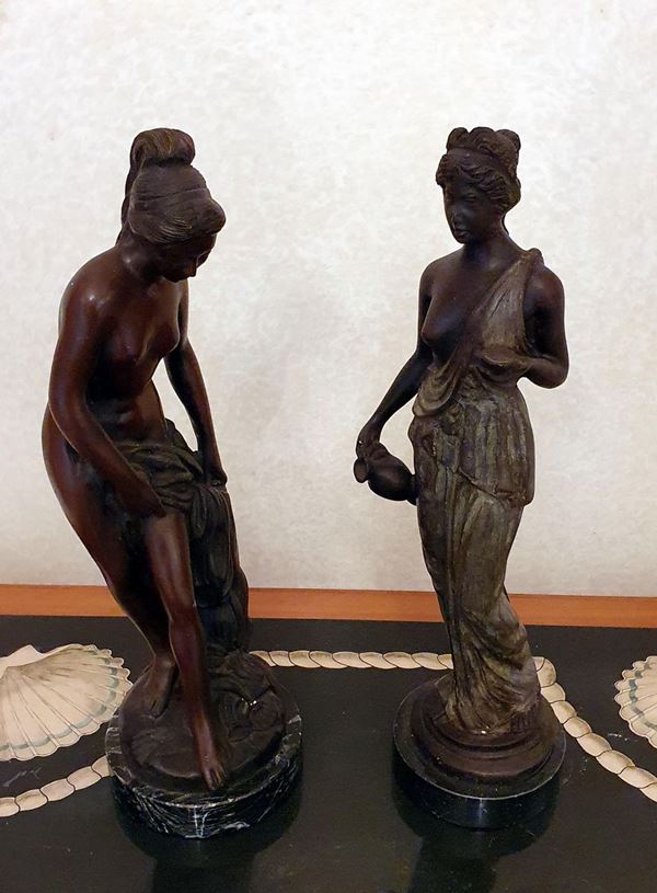 Due sculture, sec. XX, in bronzo,&nbsp;&nbsp;&nbsp;&nbsp;&nbsp;&nbsp;&nbsp;&nbsp;&nbsp;&nbsp;&nbsp;&nbsp;&nbsp;&nbsp;&nbsp;&nbsp;&nbsp;&nbsp;&nbsp;&nbsp;&nbsp;&nbsp;&nbsp;&nbsp;&nbsp;&nbsp;&nbsp;&nbsp;&nbsp;&nbsp;&nbsp;&nbsp;&nbsp;&nbsp;&nbsp;&nbsp;&nbsp;&nbsp;&nbsp;&nbsp;&nbsp;