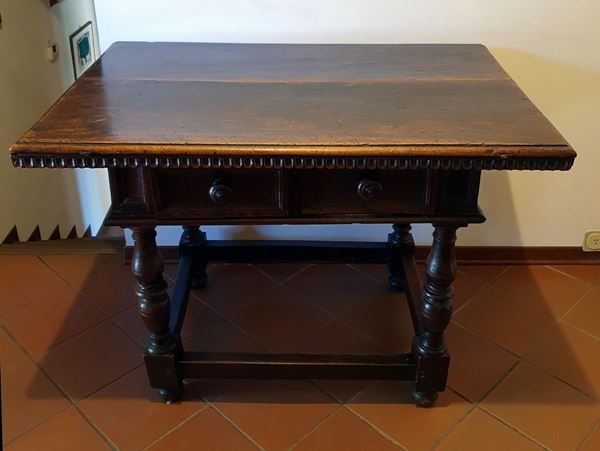 Tavolino, Emilia, sec. XVIII, in noce e abete,&nbsp;&nbsp;&nbsp;&nbsp;&nbsp;&nbsp;&nbsp;&nbsp;&nbsp;&nbsp;&nbsp;&nbsp;&nbsp;&nbsp;&nbsp;&nbsp;&nbsp;&nbsp;&nbsp;&nbsp;&nbsp;&nbsp;&nbsp;&nbsp;&nbsp;&nbsp;&nbsp;&nbsp;  - Asta BENI DA COLLEZIONE E ARREDI DA IMPORTANTI PROPRIETA' FIORENTINE E VERSILIESI - Poggio Bracciolini Casa d'Aste