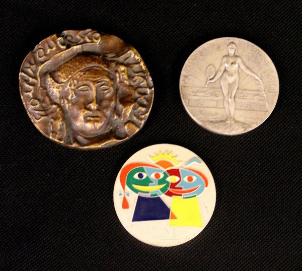 Tre medaglie commemorative, Marcello Fantoni, Domenico Trentacoste, Ugo&nbsp;&nbsp;&nbsp;