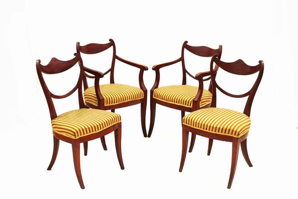 Coppia di poltroncine e coppia di sedie, Toscana&nbsp;&nbsp;&nbsp;&nbsp;&nbsp;&nbsp;&nbsp;&nbsp;&nbsp;&nbsp;&nbsp;&nbsp;&nbsp;&nbsp;&nbsp;&nbsp;&nbsp;&nbsp;&nbsp;&nbsp;&nbsp;&nbsp;&nbsp;&nbsp;&nbsp;&nbsp;