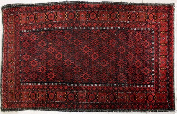Tappeto Baluch, sec. XX,  - Asta GIOIELLI, ARGENTI, ARREDI, OGGETTI D'ARTE E DIPINTI - Poggio Bracciolini Casa d'Aste