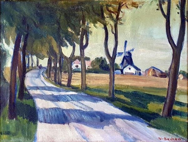 Scuola italiana, sec. XX                                                    - Asta GIOIELLI, ARGENTI, ARREDI, OGGETTI D'ARTE E DIPINTI - Poggio Bracciolini Casa d'Aste