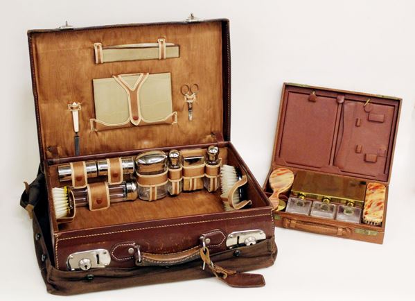 Due valige necessaire, inizi sec. XX&nbsp;&nbsp;&nbsp;&nbsp;&nbsp;&nbsp;&nbsp;&nbsp;&nbsp;&nbsp;&nbsp;&nbsp;&nbsp;&nbsp;&nbsp;&nbsp;&nbsp;&nbsp;&nbsp;&nbsp;&nbsp;&nbsp;&nbsp;&nbsp;&nbsp;&nbsp;&nbsp;&nbsp;&nbsp;&nbsp;&nbsp;&nbsp;&nbsp;&nbsp;&nbsp;&nbsp;&nbsp;&nbsp;
