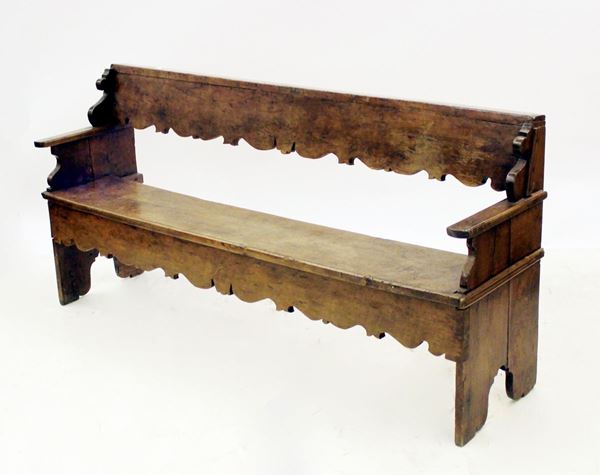 Panca, sec. XIX                                                             - Asta ARREDI D'ANTIQUARIATO, BENI DA COLLEZIONE, GIOIELLI E ARGENTI - Poggio Bracciolini Casa d'Aste