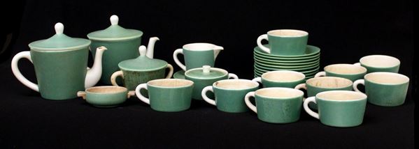 Servito da te, anni 30/40, produzione Richard Ginori&nbsp;&nbsp;&nbsp;&nbsp;&nbsp;&nbsp;&nbsp;&nbsp;&nbsp;&nbsp;&nbsp;&nbsp;&nbsp;&nbsp;&nbsp;&nbsp;&nbsp;&nbsp;&nbsp;&nbsp;&nbsp;&nbsp;  - Asta ARREDI D'ANTIQUARIATO, BENI DA COLLEZIONE, GIOIELLI E ARGENTI - Poggio Bracciolini Casa d'Aste