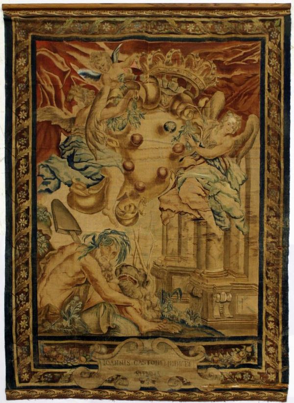 Succo d'erba, sec. XIX, raffigurante armoriale della famiglia Medici,&nbsp;&nbsp;&nbsp;&nbsp;&nbsp;