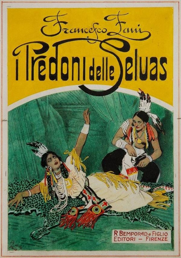 ALBERTO DELLA VALLE (1851-1928)  - Asta TAVOLE ORIGINALI E ILLUSTRAZIONI - Poggio Bracciolini Casa d'Aste