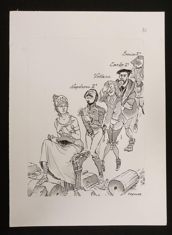 Alberto Fremura                                                             - Asta TAVOLE ORIGINALI E ILLUSTRAZIONI - Poggio Bracciolini Casa d'Aste