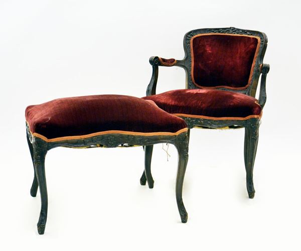 Poltroncina con panchetto, sec. XIX&nbsp;&nbsp;&nbsp;&nbsp;&nbsp;&nbsp;&nbsp;&nbsp;&nbsp;&nbsp;&nbsp;&nbsp;&nbsp;&nbsp;&nbsp;&nbsp;&nbsp;&nbsp;&nbsp;&nbsp;&nbsp;&nbsp;&nbsp;&nbsp;&nbsp;&nbsp;&nbsp;&nbsp;&nbsp;&nbsp;&nbsp;&nbsp;&nbsp;&nbsp;&nbsp;&nbsp;&nbsp;&nbsp;&nbsp;