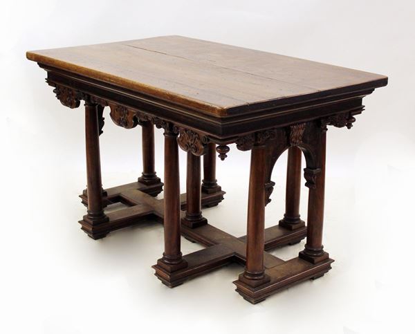 Tavolo, Francese, in stile manierista, sec. XIX,&nbsp;&nbsp;&nbsp;&nbsp;&nbsp;&nbsp;&nbsp;&nbsp;&nbsp;&nbsp;&nbsp;&nbsp;&nbsp;&nbsp;&nbsp;&nbsp;&nbsp;&nbsp;&nbsp;&nbsp;&nbsp;&nbsp;&nbsp;&nbsp;&nbsp;&nbsp;
