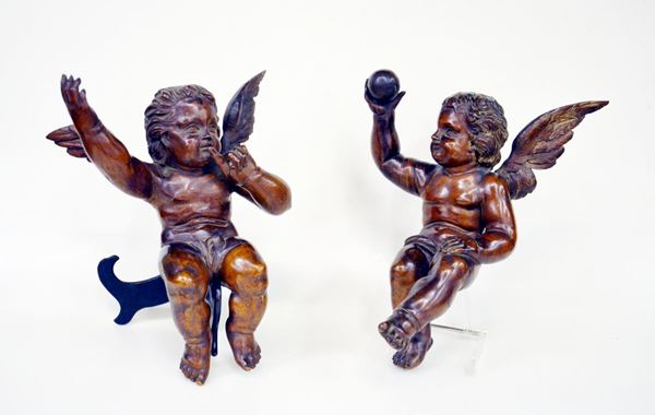 Coppia di angeli, inizi sec. XX, in legno&nbsp;&nbsp;&nbsp;&nbsp;&nbsp;&nbsp;&nbsp;&nbsp;&nbsp;&nbsp;&nbsp;&nbsp;&nbsp;&nbsp;&nbsp;&nbsp;&nbsp;&nbsp;&nbsp;&nbsp;&nbsp;&nbsp;&nbsp;&nbsp;&nbsp;&nbsp;&nbsp;&nbsp;&nbsp;&nbsp;&nbsp;&nbsp;&nbsp;
