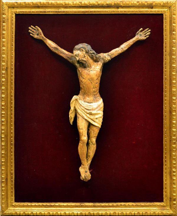 Cristo, sec. XVII, in legno scolpito,&nbsp;&nbsp;&nbsp;&nbsp;&nbsp;&nbsp;&nbsp;&nbsp;&nbsp;&nbsp;&nbsp;&nbsp;&nbsp;&nbsp;&nbsp;&nbsp;&nbsp;&nbsp;&nbsp;&nbsp;&nbsp;&nbsp;&nbsp;&nbsp;&nbsp;&nbsp;&nbsp;&nbsp;&nbsp;&nbsp;&nbsp;&nbsp;&nbsp;&nbsp;&nbsp;&nbsp;&nbsp;