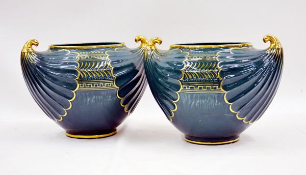 Coppia di cachepot, Liberty                                               