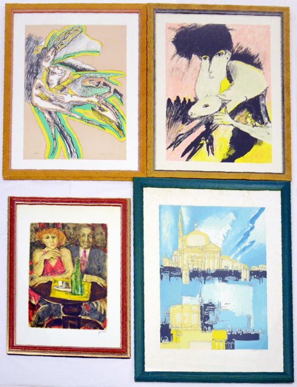 Remo Brindisi                                                               - Asta Antiquariato, Collezionismo e Gioielli - Poggio Bracciolini Casa d'Aste