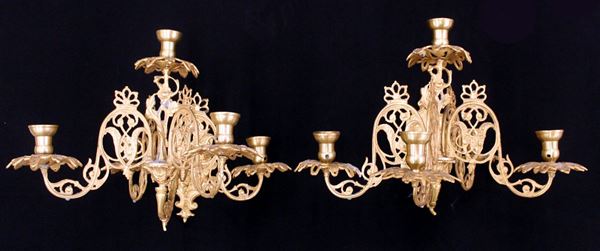 Coppia di appliques, sec. XIX-XX&nbsp;&nbsp;&nbsp;&nbsp;&nbsp;&nbsp;&nbsp;&nbsp;&nbsp;&nbsp;&nbsp;&nbsp;&nbsp;&nbsp;&nbsp;&nbsp;&nbsp;&nbsp;&nbsp;&nbsp;&nbsp;&nbsp;&nbsp;&nbsp;&nbsp;&nbsp;&nbsp;&nbsp;&nbsp;&nbsp;&nbsp;&nbsp;&nbsp;&nbsp;&nbsp;&nbsp;&nbsp;&nbsp;&nbsp;&nbsp;&nbsp;&nbsp;