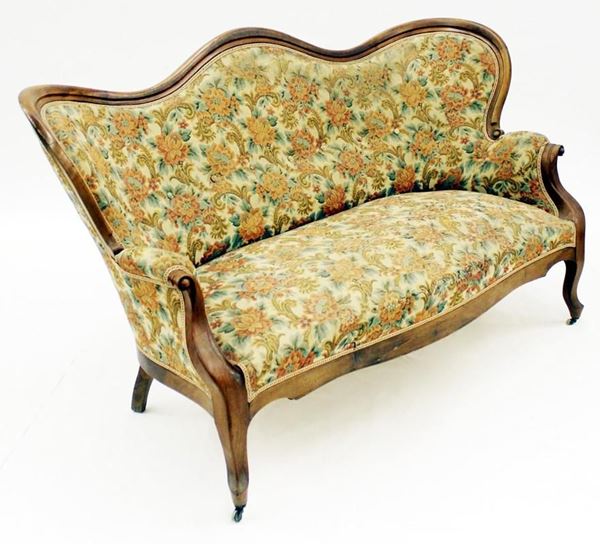 Divanetto Luigi Filippo  - Asta Antiquariato, Collezionismo e Gioielli - Poggio Bracciolini Casa d'Aste