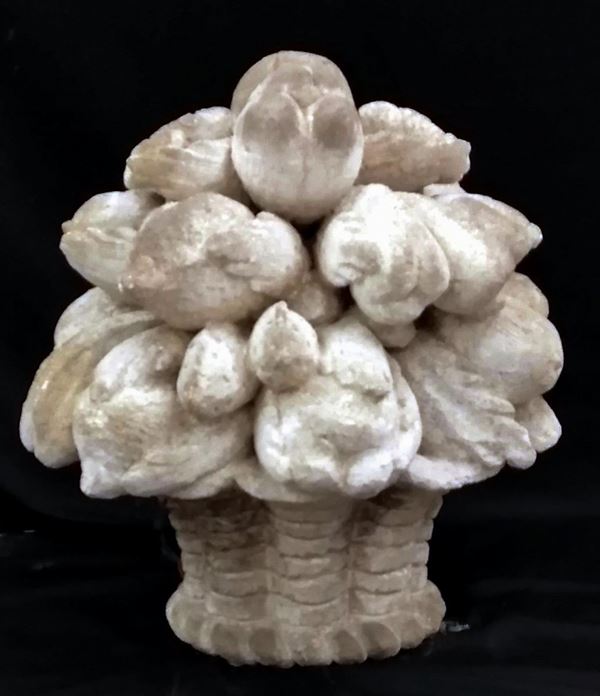 Composizione di frutta e fiori, manifattura del sec. XVIII&nbsp;&nbsp;&nbsp;&nbsp;&nbsp;&nbsp;&nbsp;&nbsp;&nbsp;&nbsp;&nbsp;&nbsp;&nbsp;&nbsp;&nbsp;&nbsp;