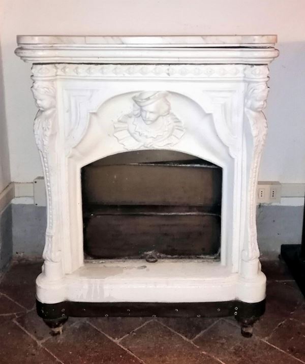 Stufa, sec. XIX                                                             - Asta Arredi antichi e contemporanei, Gioielli, Collectibles - Poggio Bracciolini Casa d'Aste