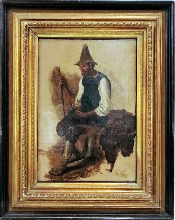Filippo Palizzi                                                             - Asta Arredi antichi e contemporanei, Gioielli, Collectibles - Poggio Bracciolini Casa d'Aste