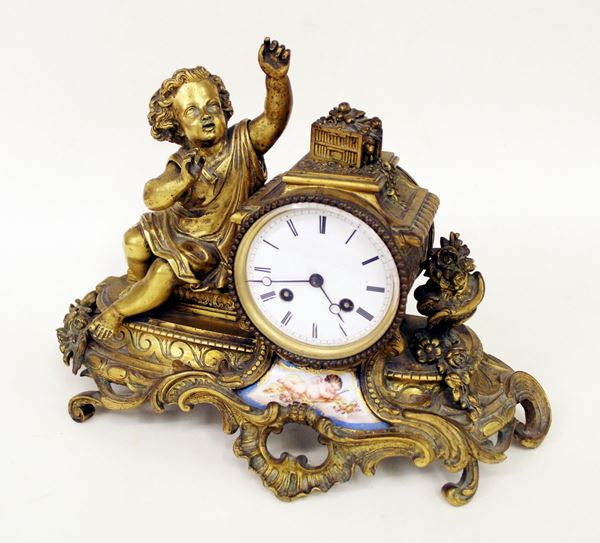 Orologio da tavolo, Francia, fine sec. XIX&nbsp;&nbsp;&nbsp;&nbsp;&nbsp;&nbsp;&nbsp;&nbsp;&nbsp;&nbsp;&nbsp;&nbsp;&nbsp;&nbsp;&nbsp;&nbsp;&nbsp;&nbsp;&nbsp;&nbsp;&nbsp;&nbsp;&nbsp;&nbsp;&nbsp;&nbsp;&nbsp;&nbsp;&nbsp;&nbsp;&nbsp;&nbsp;