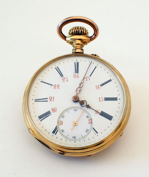 OROLOGIO DA TASCA , INIZI SEC. XX , IN ORO KT 18&nbsp;&nbsp;&nbsp;&nbsp;&nbsp;&nbsp;&nbsp;&nbsp;&nbsp;&nbsp;&nbsp;&nbsp;&nbsp;&nbsp;&nbsp;&nbsp;&nbsp;&nbsp;&nbsp;&nbsp;&nbsp;&nbsp;&nbsp;&nbsp;&nbsp;&nbsp;